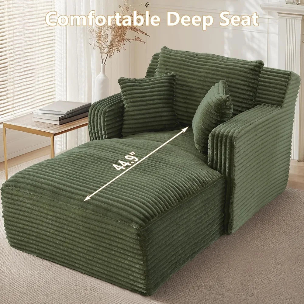 Oversized Indoor Chaise Lounge Chair