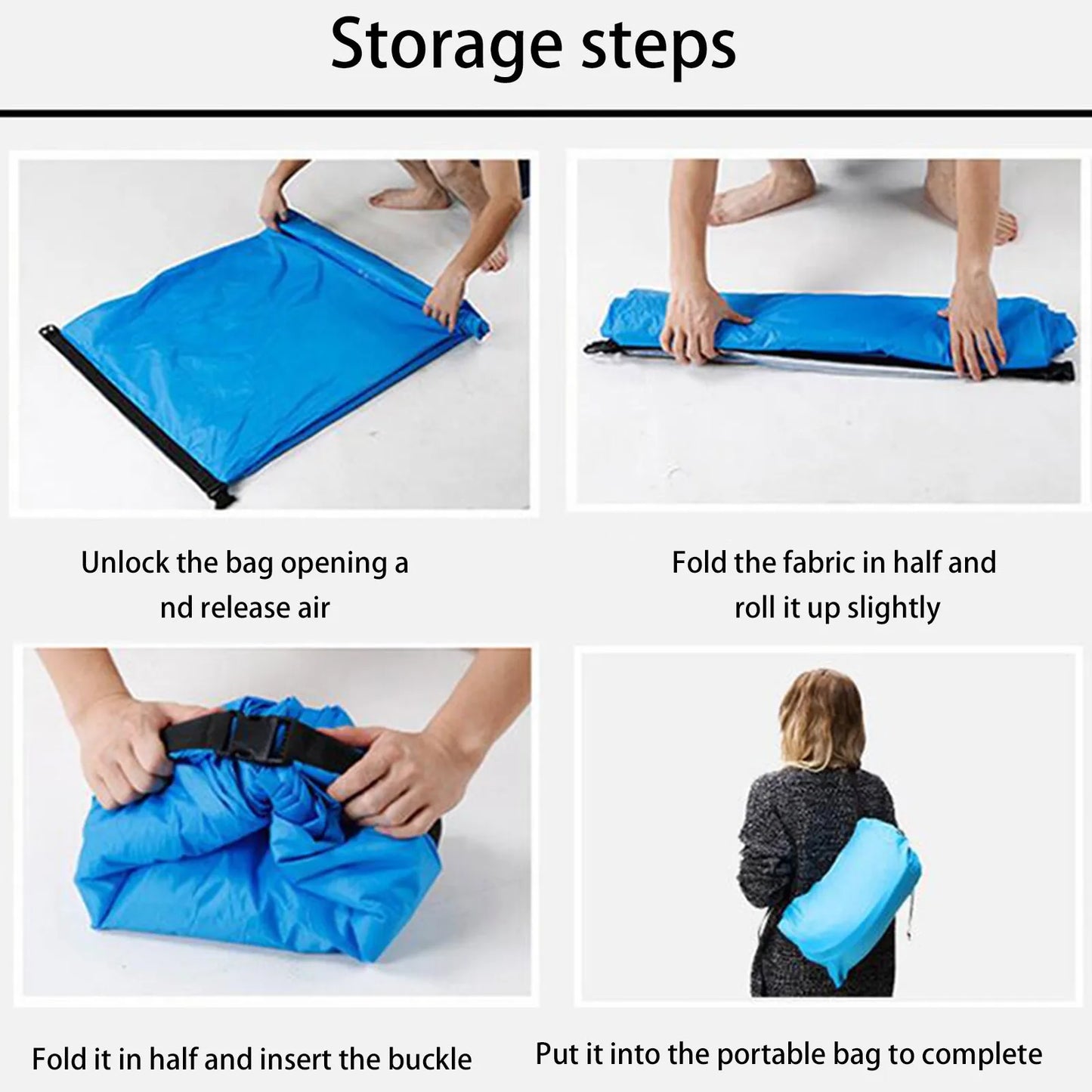 Outdoor Air Inflatable Sofa Bag Portable Camping