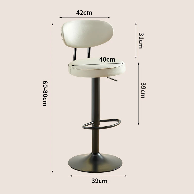 Contemporary Counter Bar Stool Swivel Ultralight