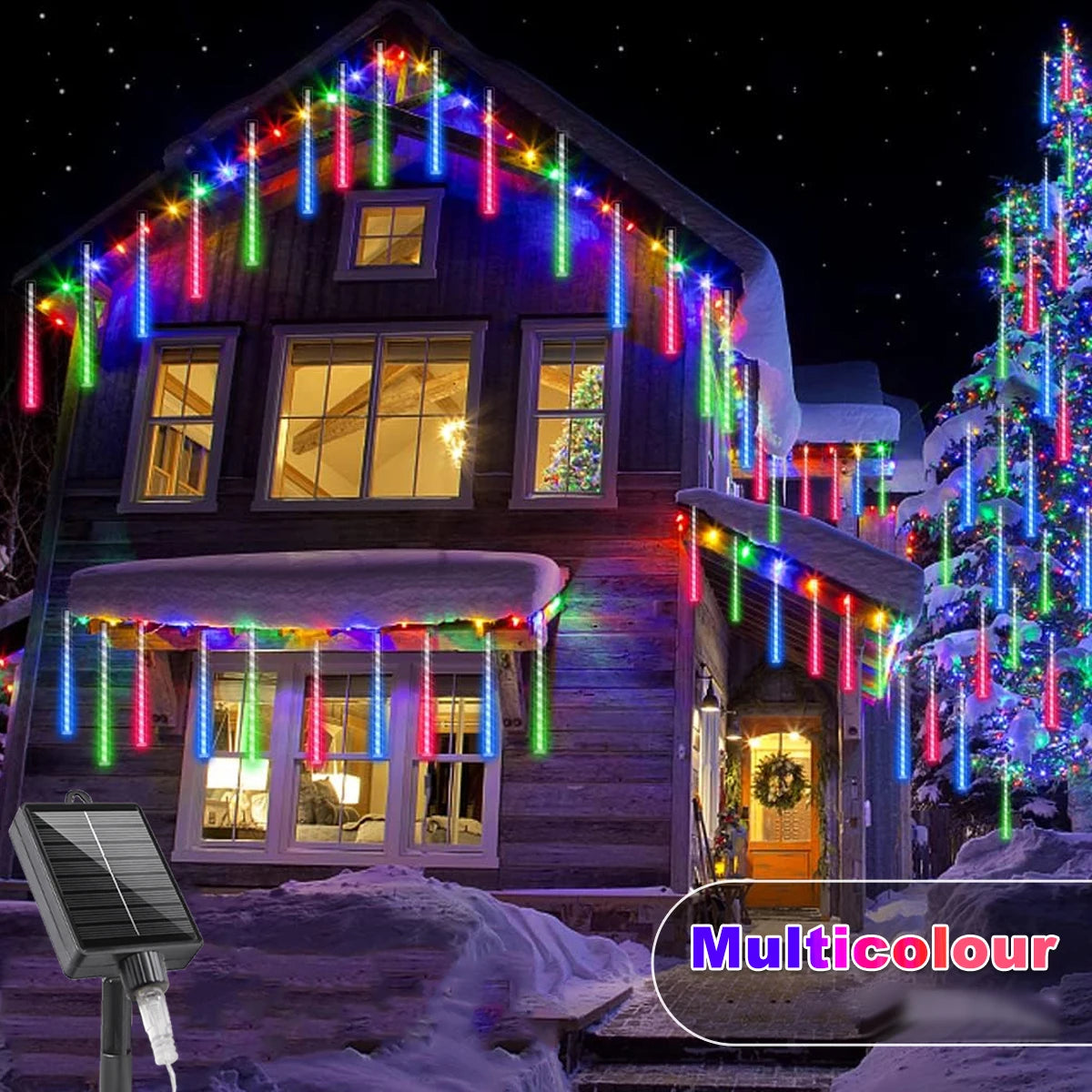 1pc 30/45CM Solar Meteor Star Glow Lights