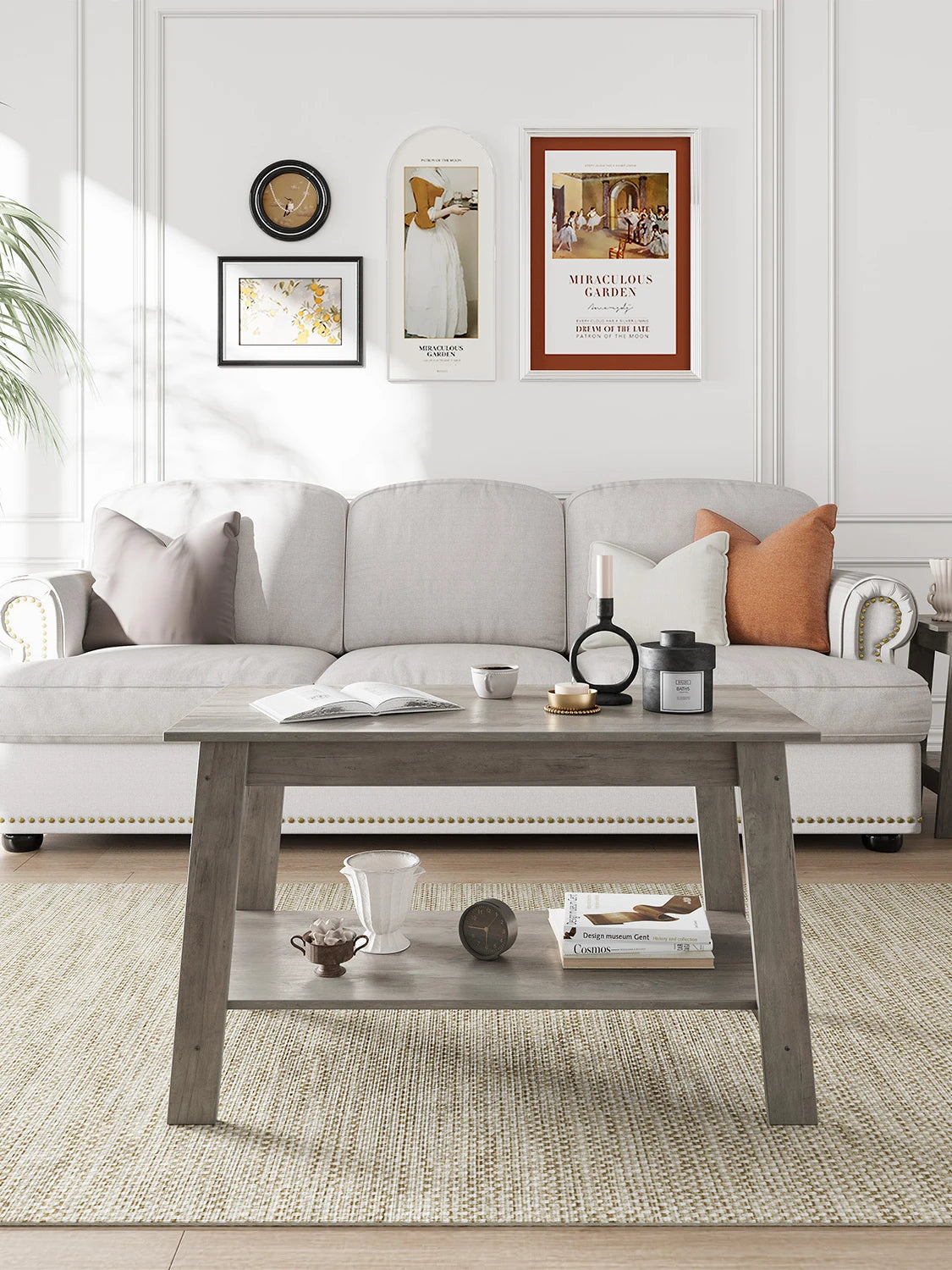 Rustic Farmhouse Wood Coffee Table