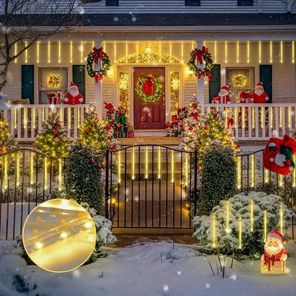 1pc 30/45CM Solar Meteor Star Glow Lights