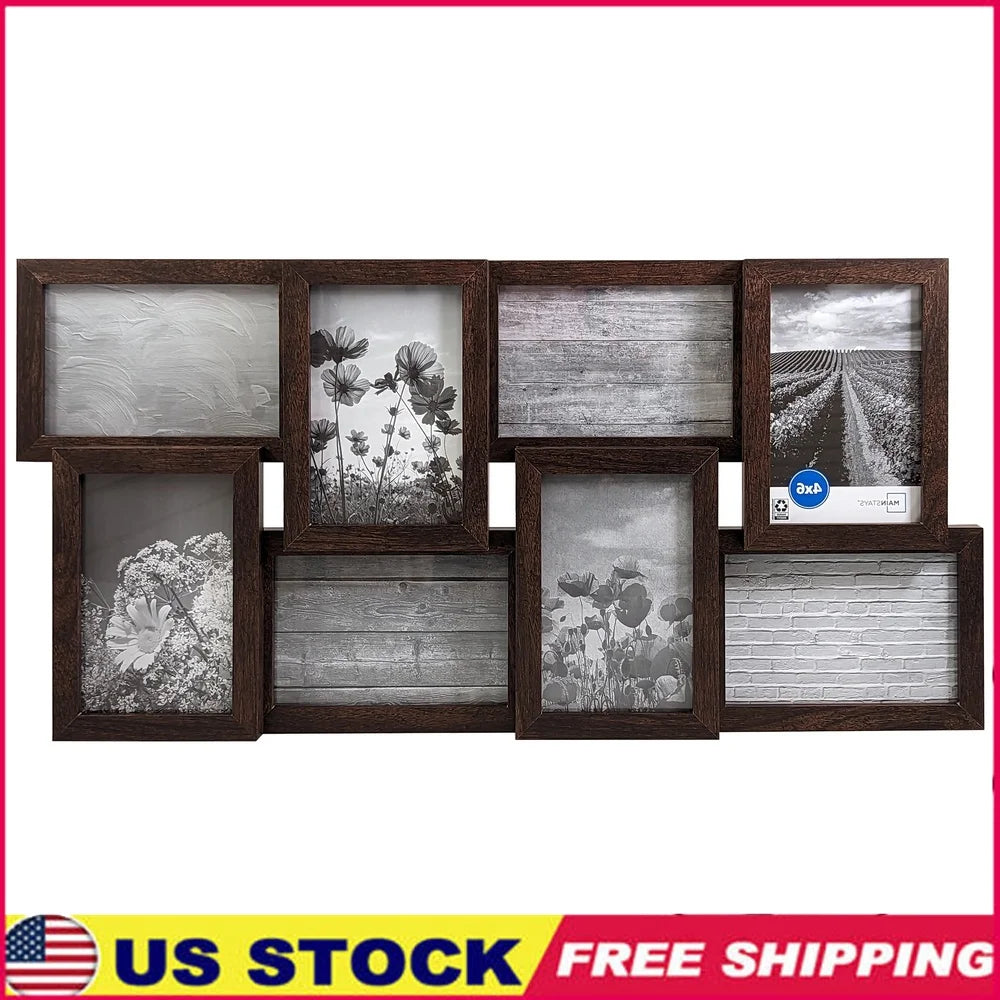8 Opening Collage Picture Frame 4x6 Photos