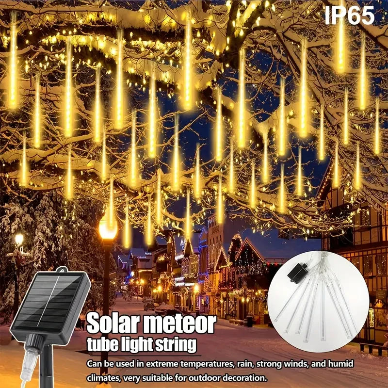 1pc 30/45CM Solar Meteor Star Glow Lights