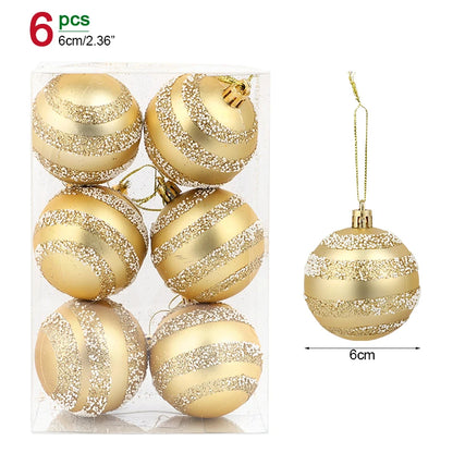 1box Christmas Balls Christmas Tree Ornaments