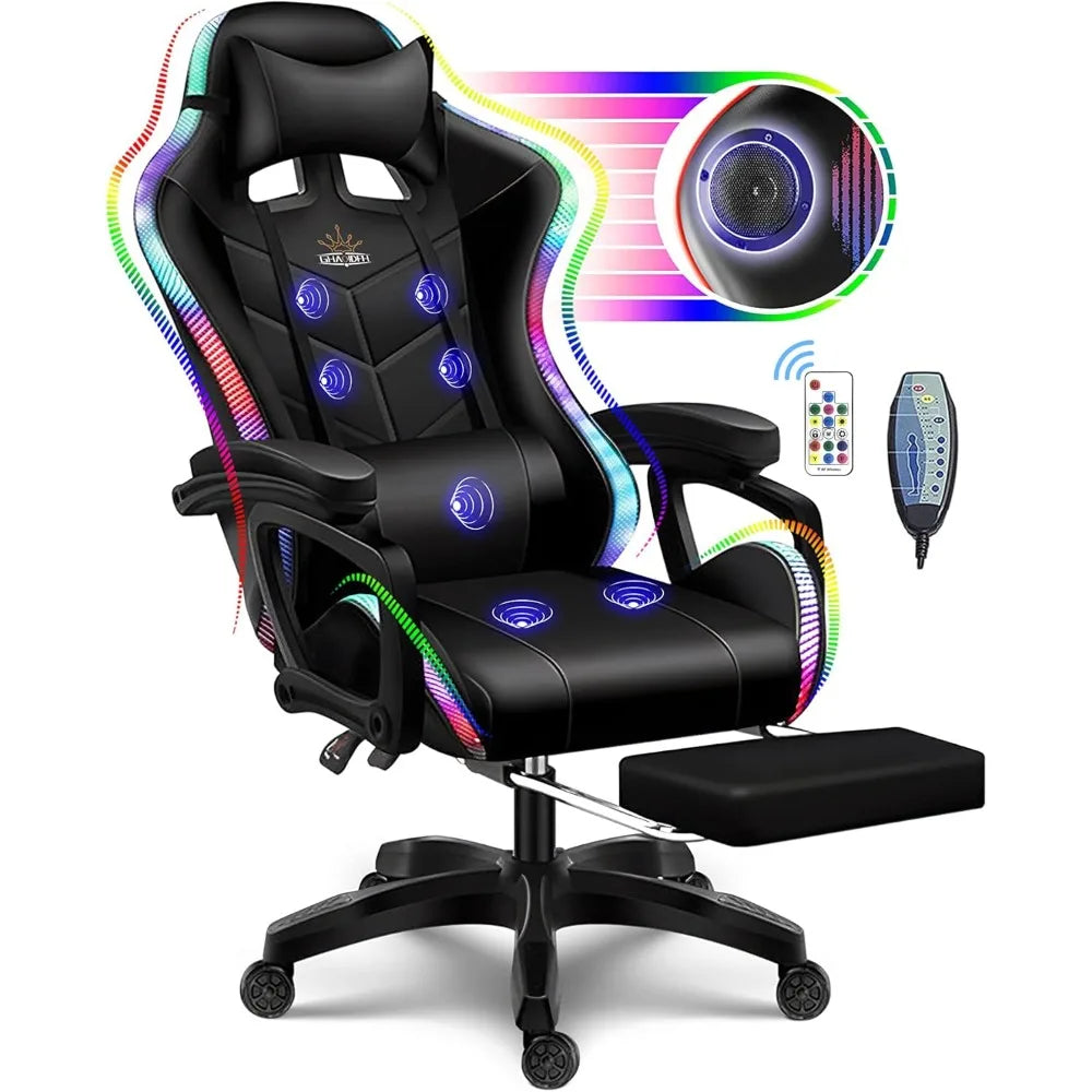 Massage Gaming Chairs for Heavy People Adult