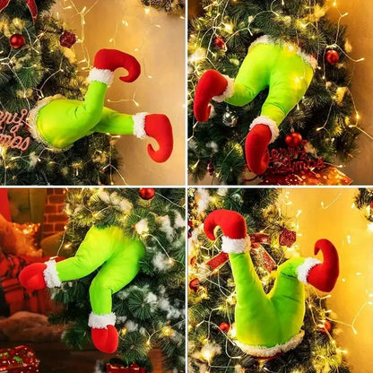 Christmas Tree Decoration Plush Elf Legs