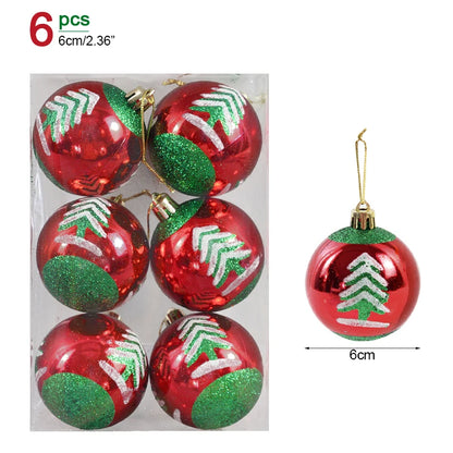 1box Christmas Balls Christmas Tree Ornaments