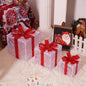 3PC Christmas Lighted Gift Boxes