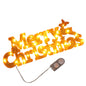Christmas Decoration 3D Letter Lights