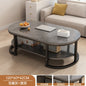 Aesthetic Coffee Table Oval Modern  Mesa Centro