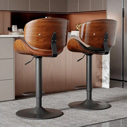 Ergonomic Single Bar Stools Luxury Relaxing