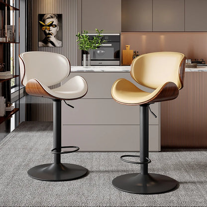 Ergonomic Single Bar Stools Luxury Relaxing