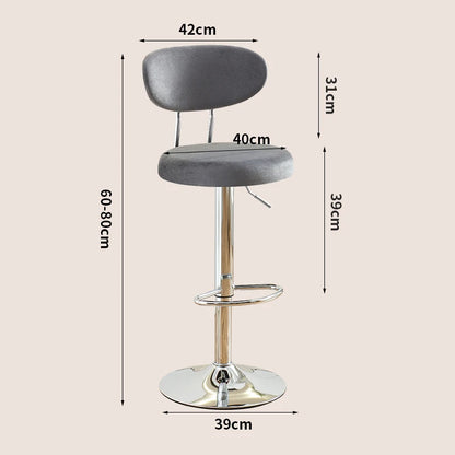 Contemporary Counter Bar Stool Swivel Ultralight