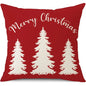 45cm Merry Christmas Cushion Cover Pillowcase 2024 Christmas Decorations for Home Ornament Happy New Year Christmas Decor 2025