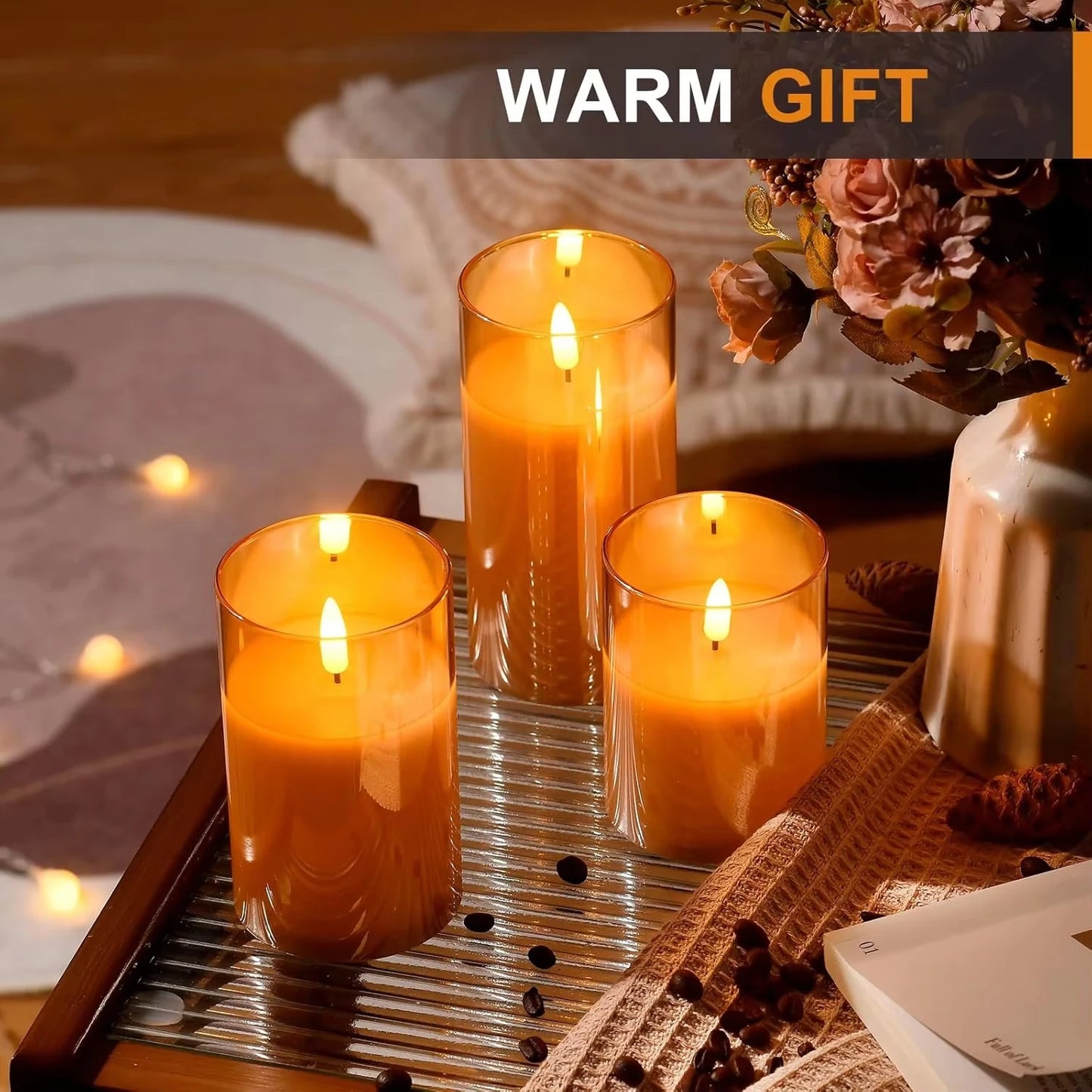 Flameless Candles 3D Wick  LED Candle Battery Operated