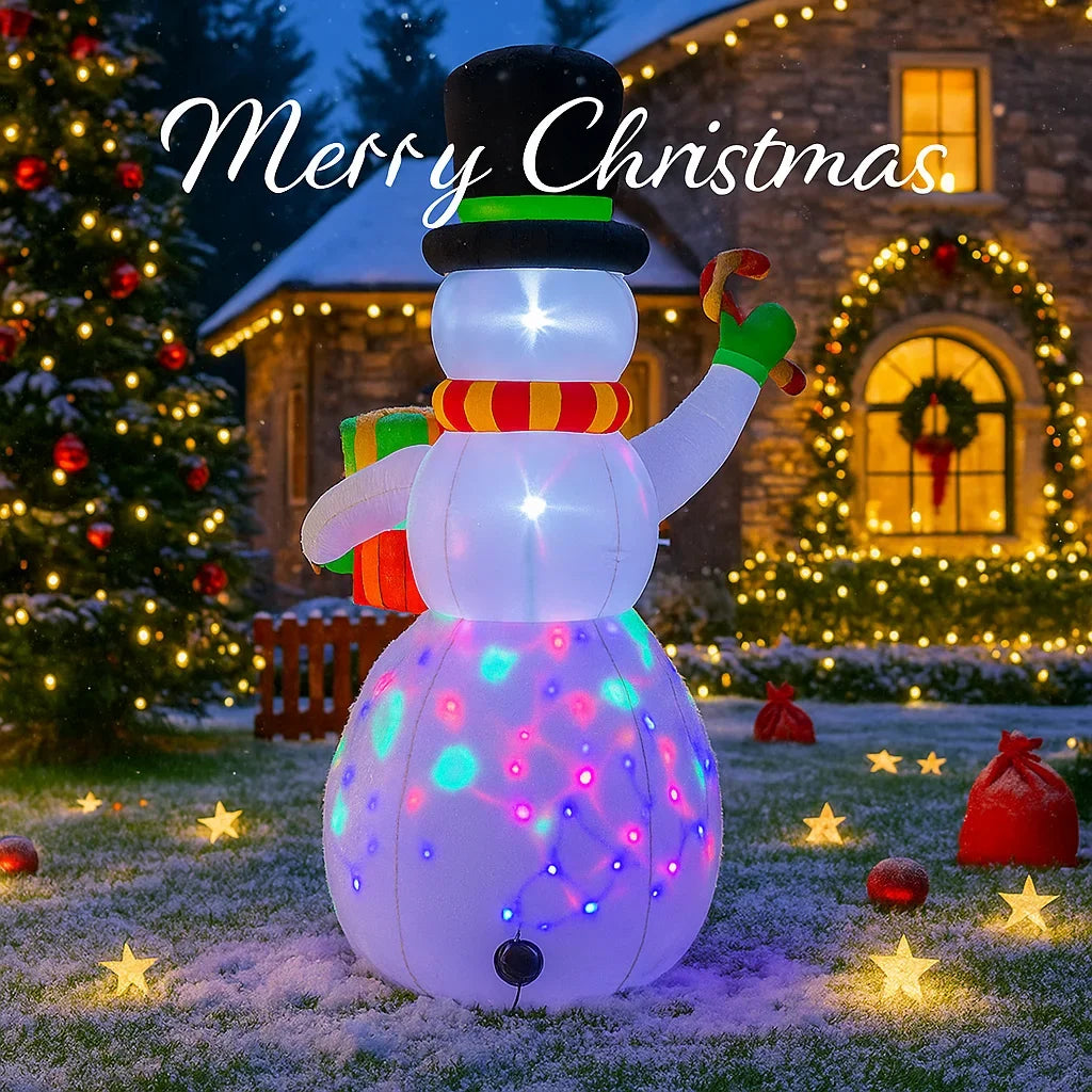 Christmas Home 4.9FT Inflatable Yard Decor LED Snowman
