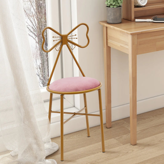 Butterfly-Shaped Vanity Chair