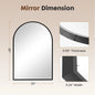 26"x38" Arched Metal Framed  Mirrors