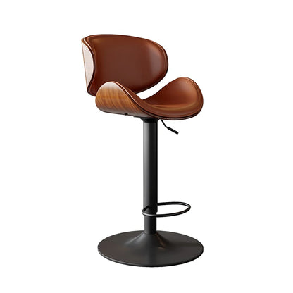Ergonomic Single Bar Stools Luxury Relaxing