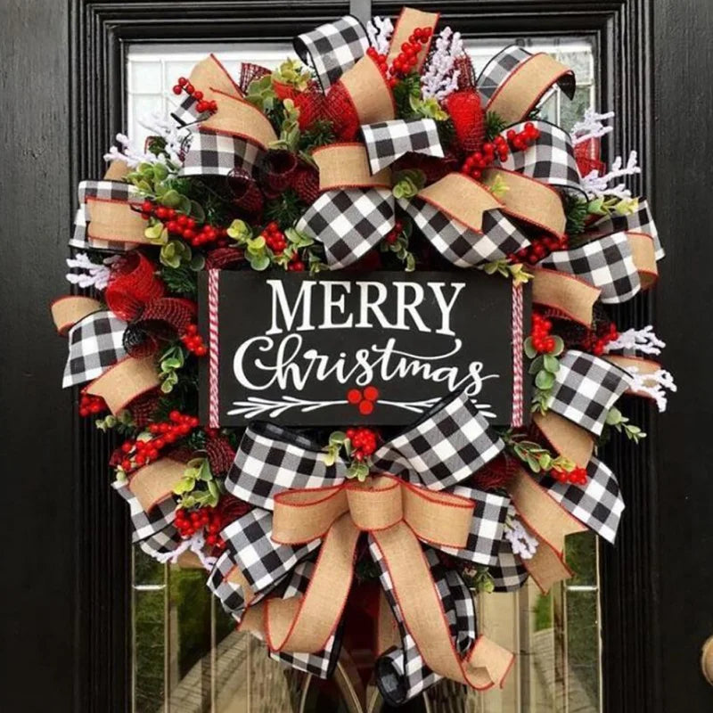 38cm Christmas Letter Wreath