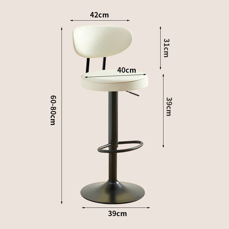 Contemporary Counter Bar Stool Swivel Ultralight