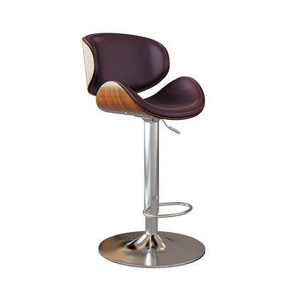 Ergonomic Single Bar Stools Luxury Relaxing