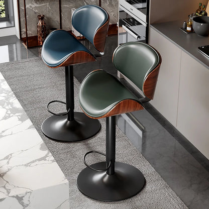 Ergonomic Single Bar Stools Luxury Relaxing