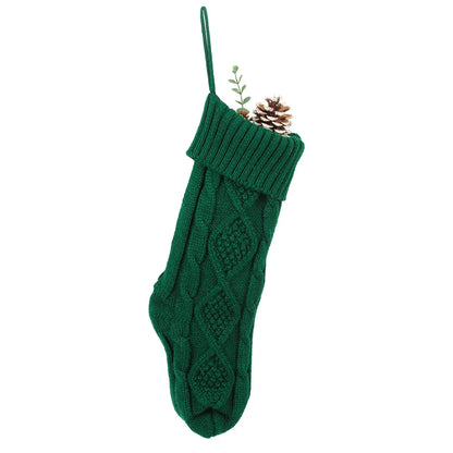 Large Christmas Knitted Woolen stockings
