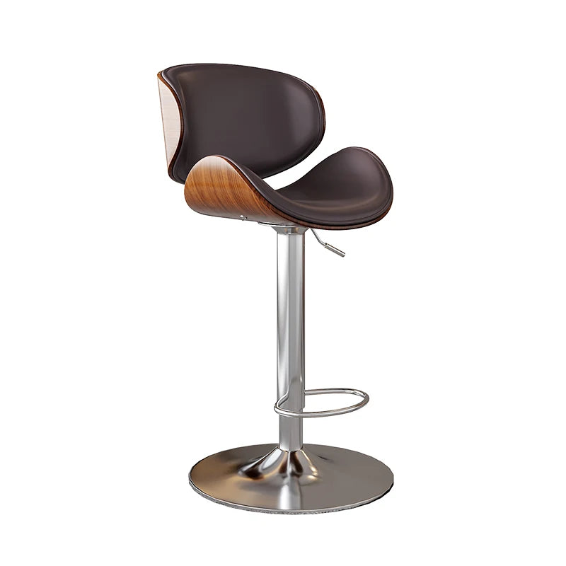 Ergonomic Single Bar Stools Luxury Relaxing