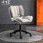 Adjustable Swivel Bar Stool Leather High Back
