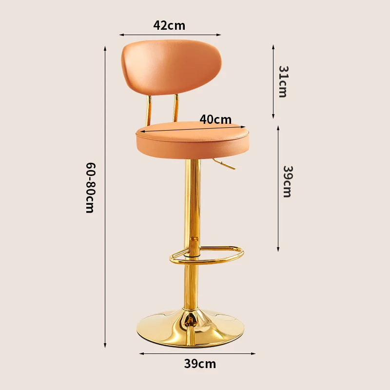 Contemporary Counter Bar Stool Swivel Ultralight