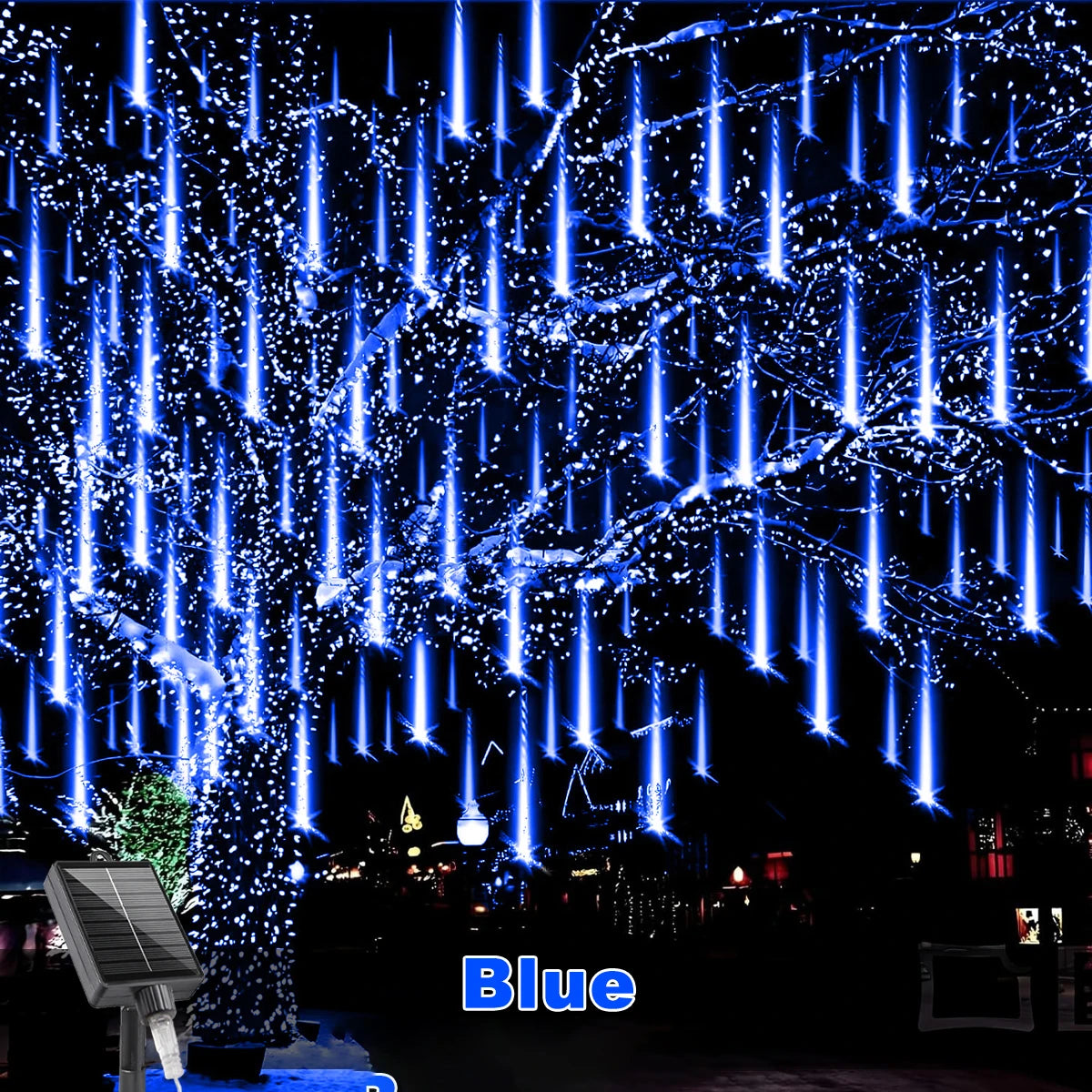 1pc 30/45CM Solar Meteor Star Glow Lights