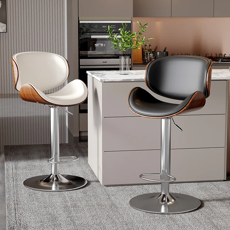 Ergonomic Single Bar Stools Luxury Relaxing