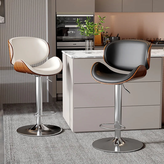 Ergonomic Single Bar Stools Luxury Relaxing