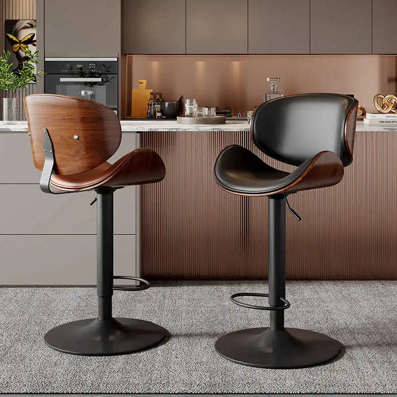 Ergonomic Single Bar Stools Luxury Relaxing