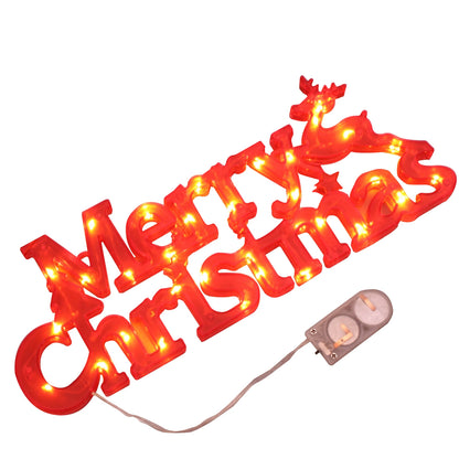 Christmas Decoration 3D Letter Lights