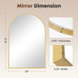 26"x38" Arched Metal Framed  Mirrors