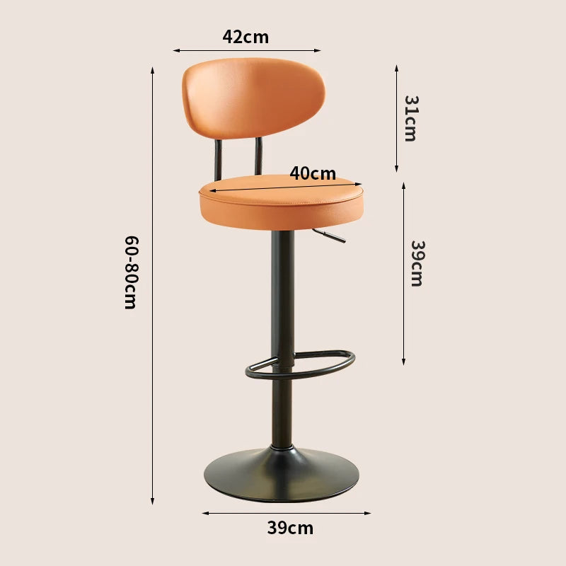 Contemporary Counter Bar Stool Swivel Ultralight