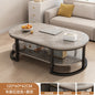 Aesthetic Coffee Table Oval Modern  Mesa Centro