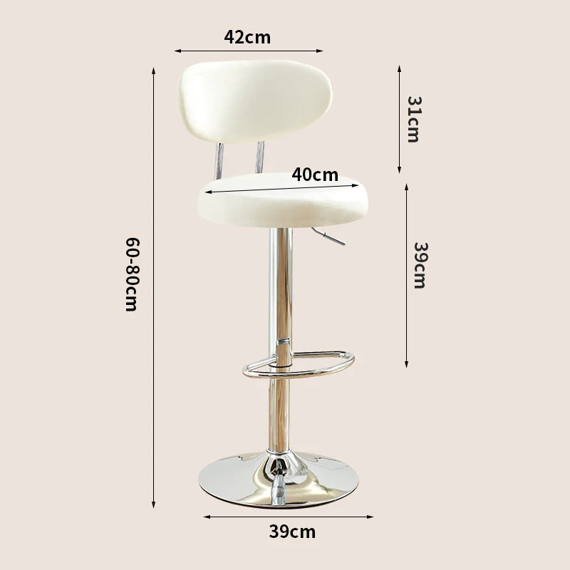 Contemporary Counter Bar Stool Swivel Ultralight
