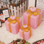 3PC Christmas Lighted Gift Boxes