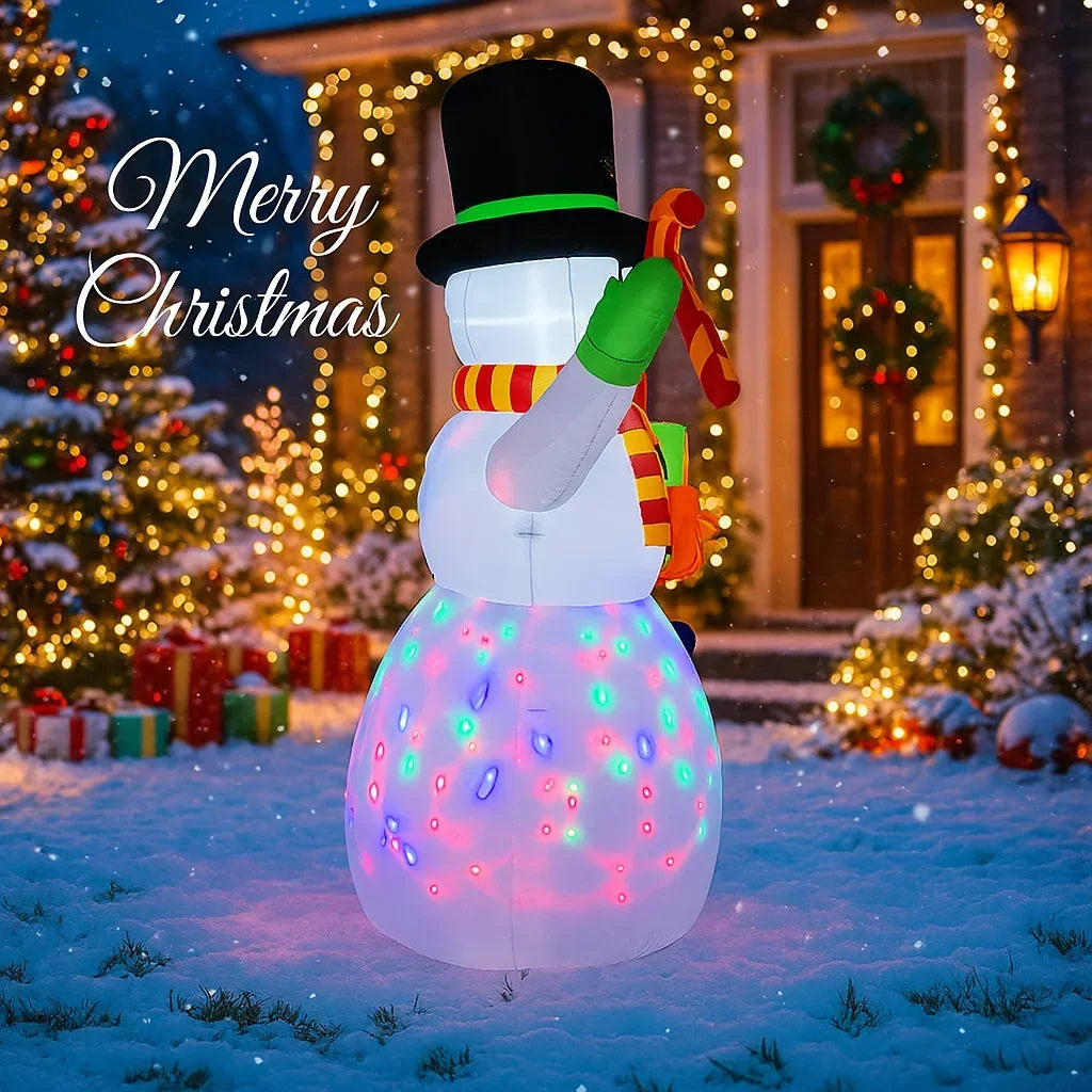 Christmas Home 4.9FT Inflatable Yard Decor LED Snowman