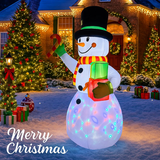Christmas Home 4.9FT Inflatable Yard Decor LED Snowman