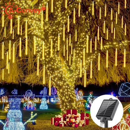 1pc 30/45CM Solar Meteor Star Glow Lights