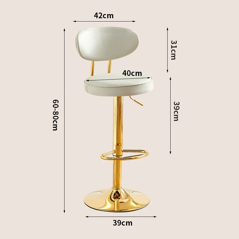 Contemporary Counter Bar Stool Swivel Ultralight