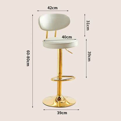 Contemporary Counter Bar Stool Swivel Ultralight