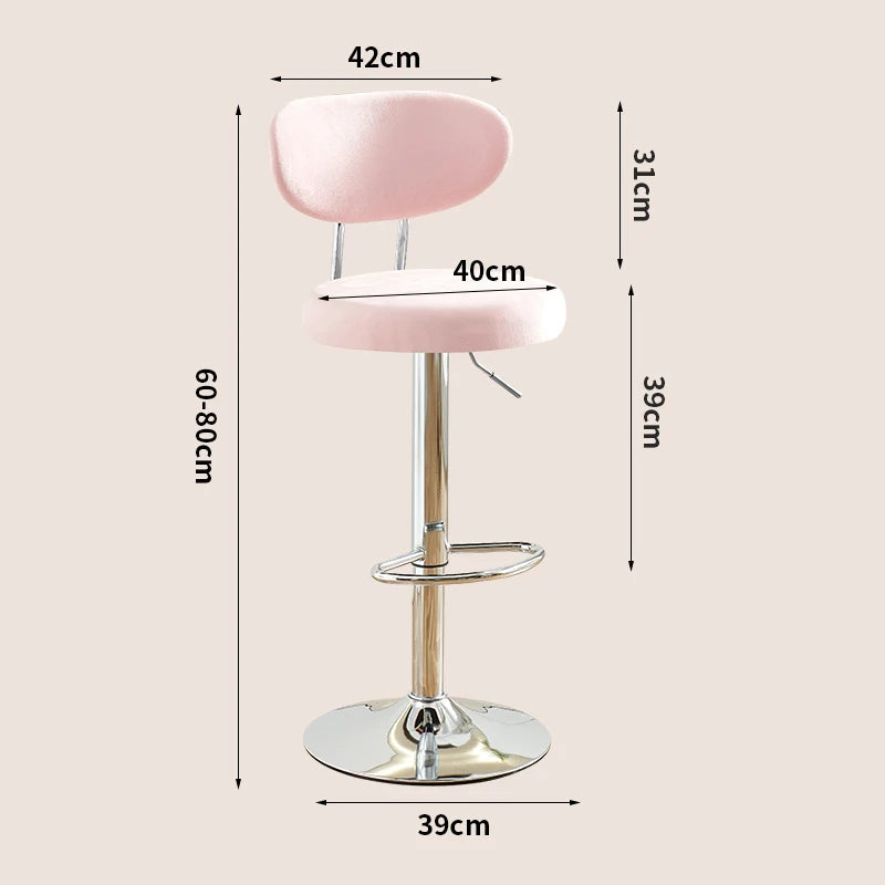 Contemporary Counter Bar Stool Swivel Ultralight