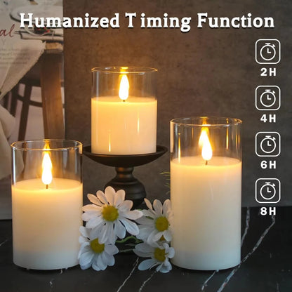 Flameless Candles 3D Wick  LED Candle Battery Operated