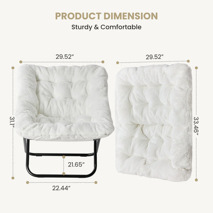 28IN Cozy Saucer Chairs